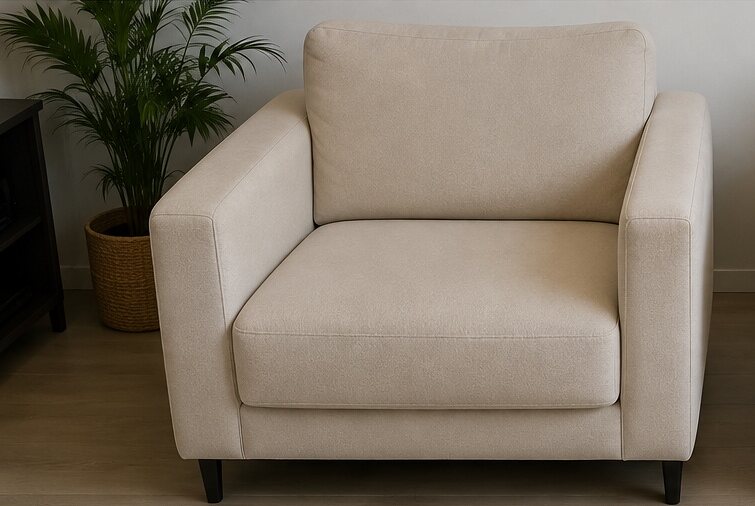 Fauteuil en tissu après nettoyage professionnel par Clean Flash 74