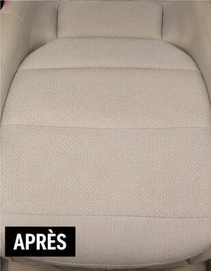 Siège de voiture après nettoyage par Clean Flash 74